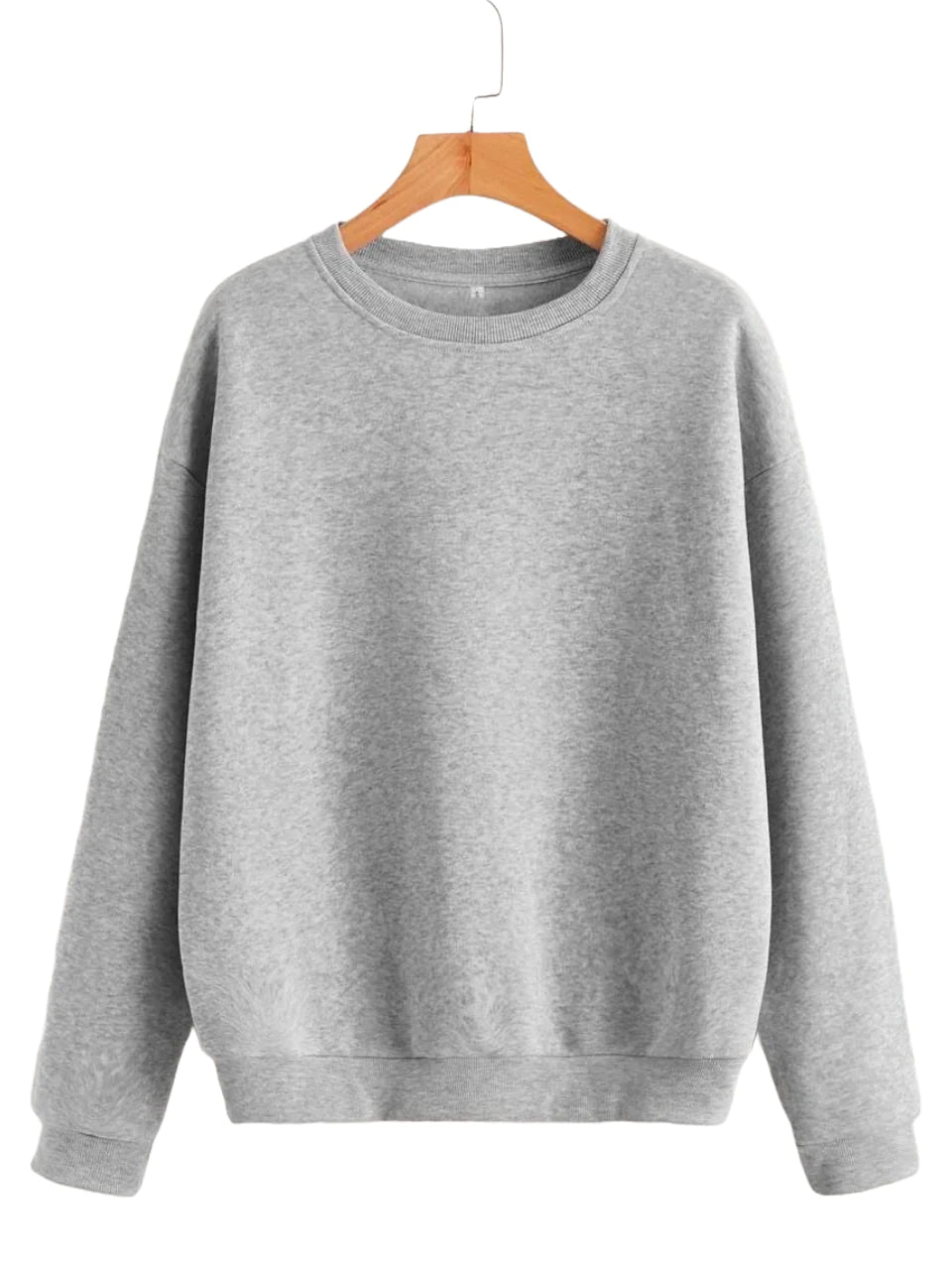 Grey basic sweatshirt hot sale